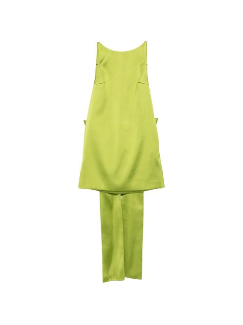 Abito maxi bow SELF PORTRAIT | AW26008SGGREEN